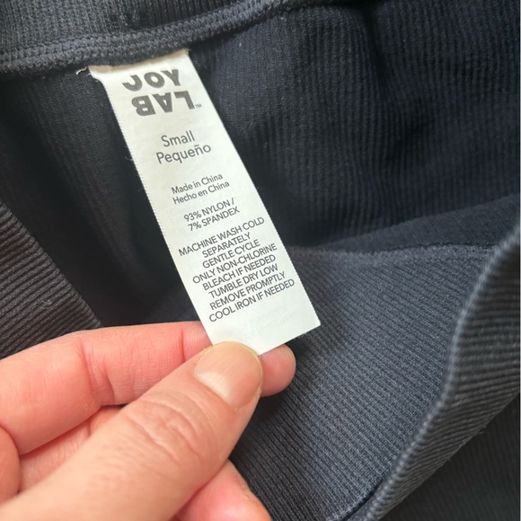 2 SETS! JoyLab Sports Bra Bike Shorts Leggings Yoga S Small Target Tops Halter - Picture 4 of 5